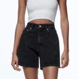 Zara Retro Denim Shorts